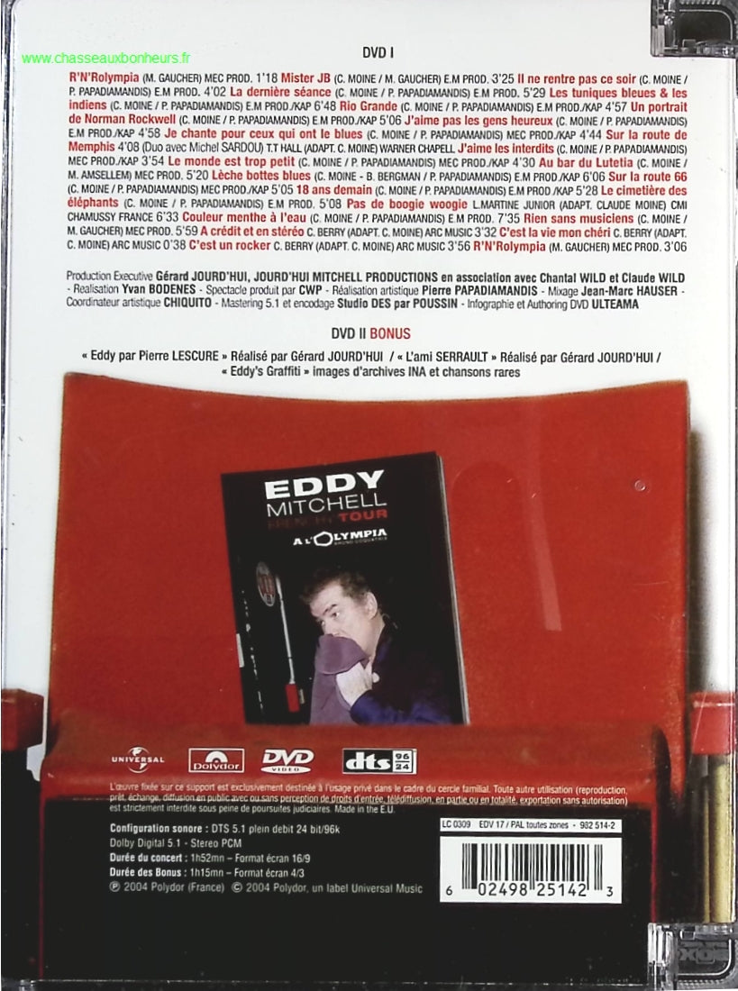 Frenchy Tour - Eddy Mitchell - DVD