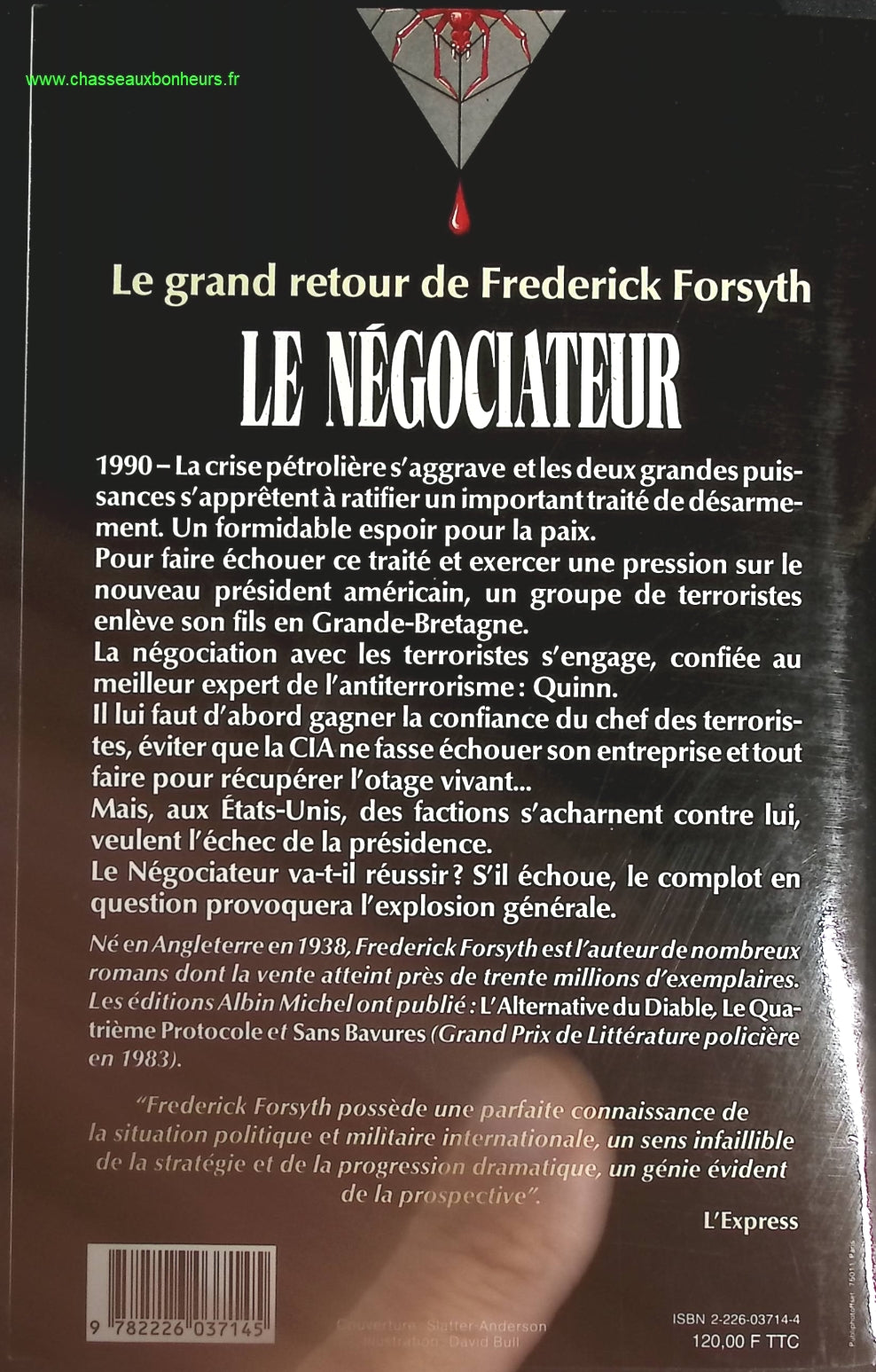 Le Négociateur - Frederick Forsyth - livre