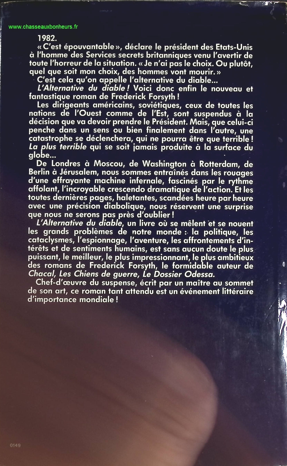 L'Alternative du diable - Frederick Forsyth - livre