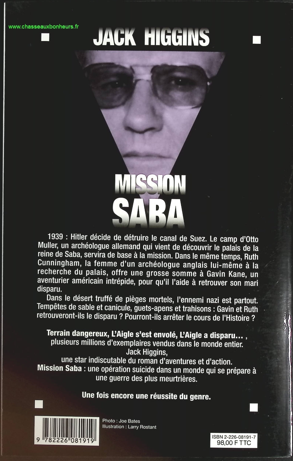 Mission Saba - Jack Higgins - livre