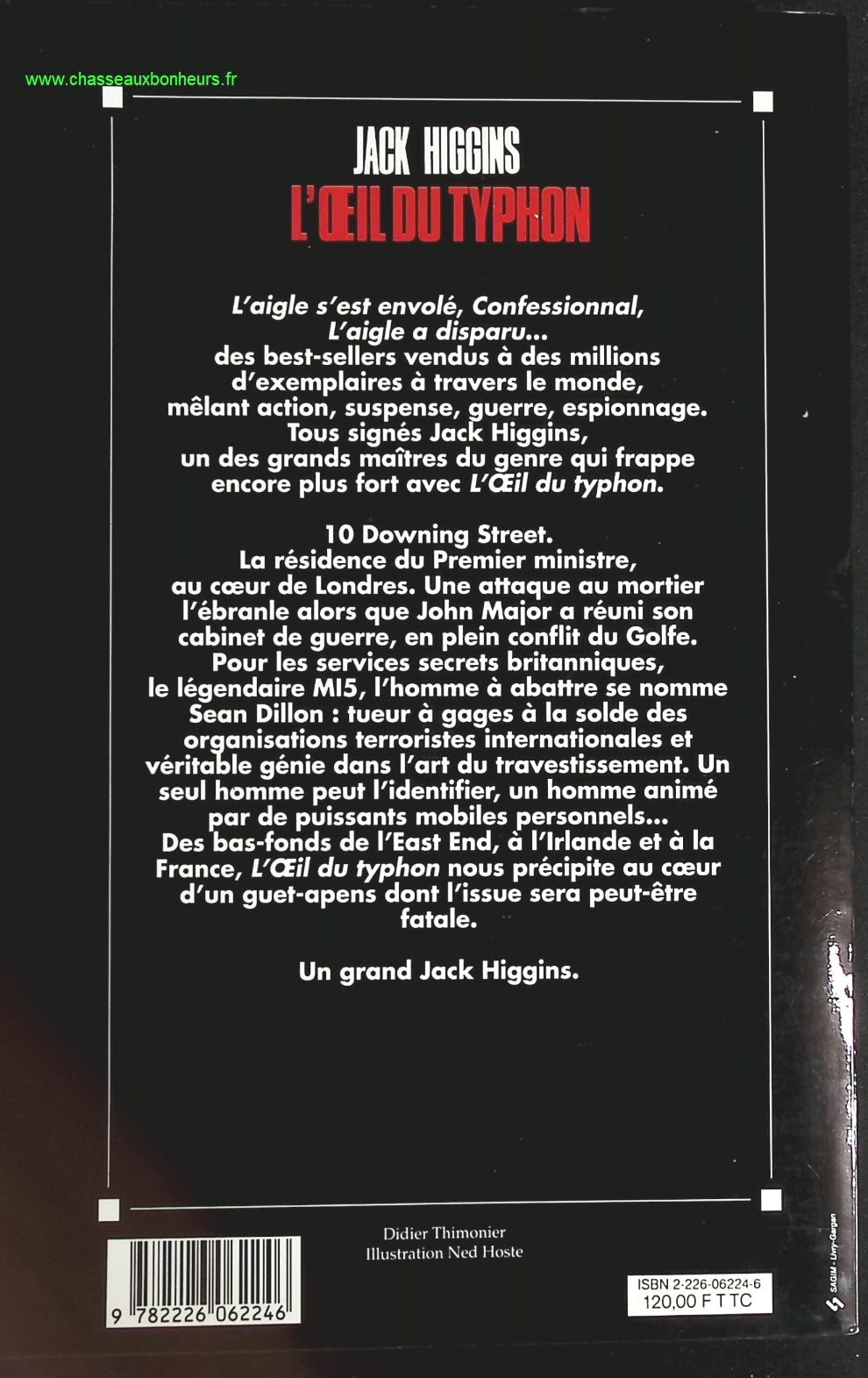 L'oeil du typhon - Jack Higgins - livre