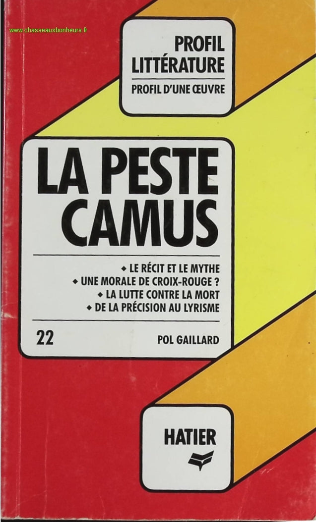 La Peste - Albert Camus - livre