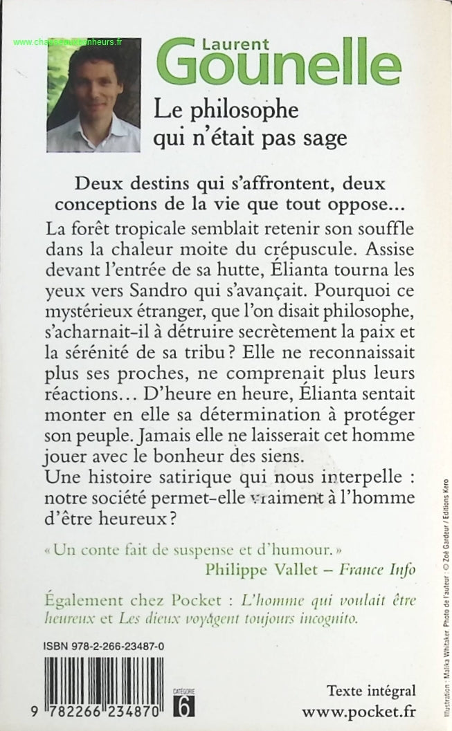 Le philosophe qui n'était pas sage - Laurent Gounelle - livre