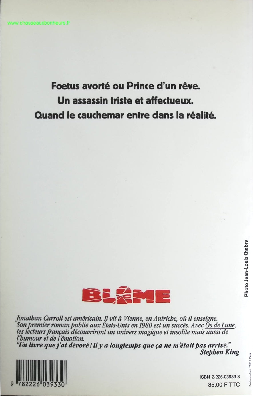 Os de lune - Jonathan Carroll - livre