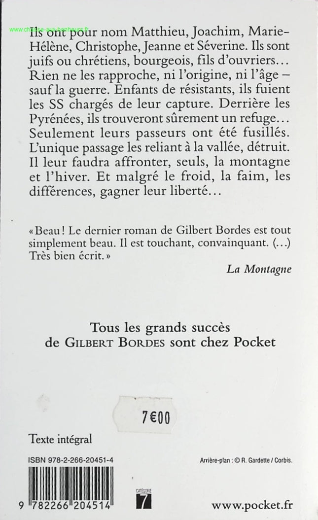 Les enfants de l'hiver - Gilbert Bordes - livre