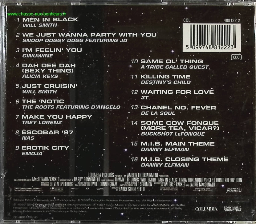 Men In Black - Artistes Divers - CD