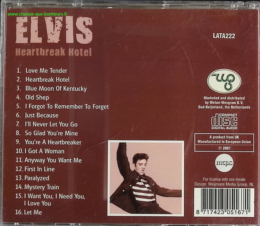 Heartbreak Hotel - Elvis Presley - CD