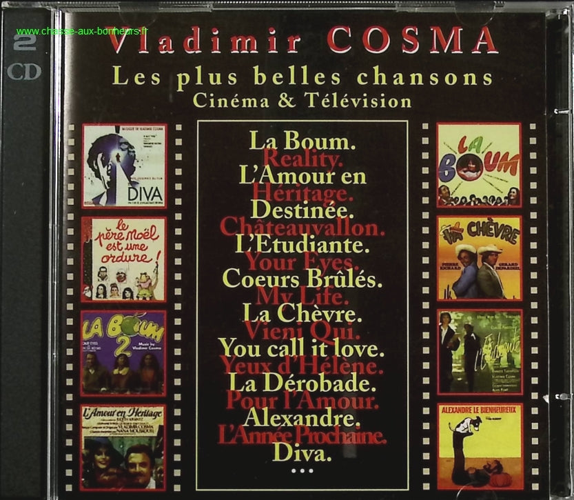 Les plus belles chansons cinéma & télévision - Vladimir Cosma - CD