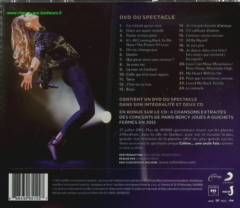 Céline une Seule Fois / Live 2013 - Céline Dion - CD