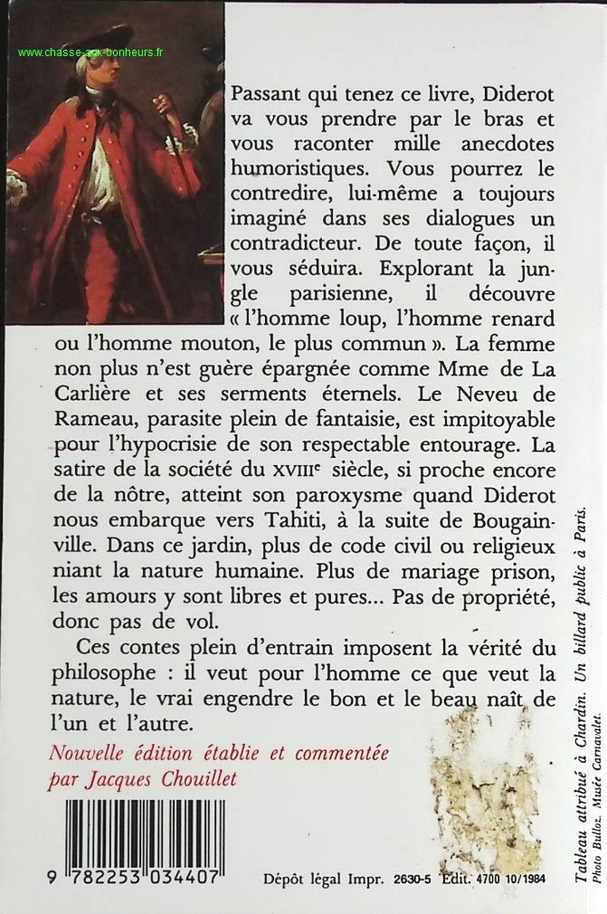 Le Neveu de Rameau - Denis Diderot - livre