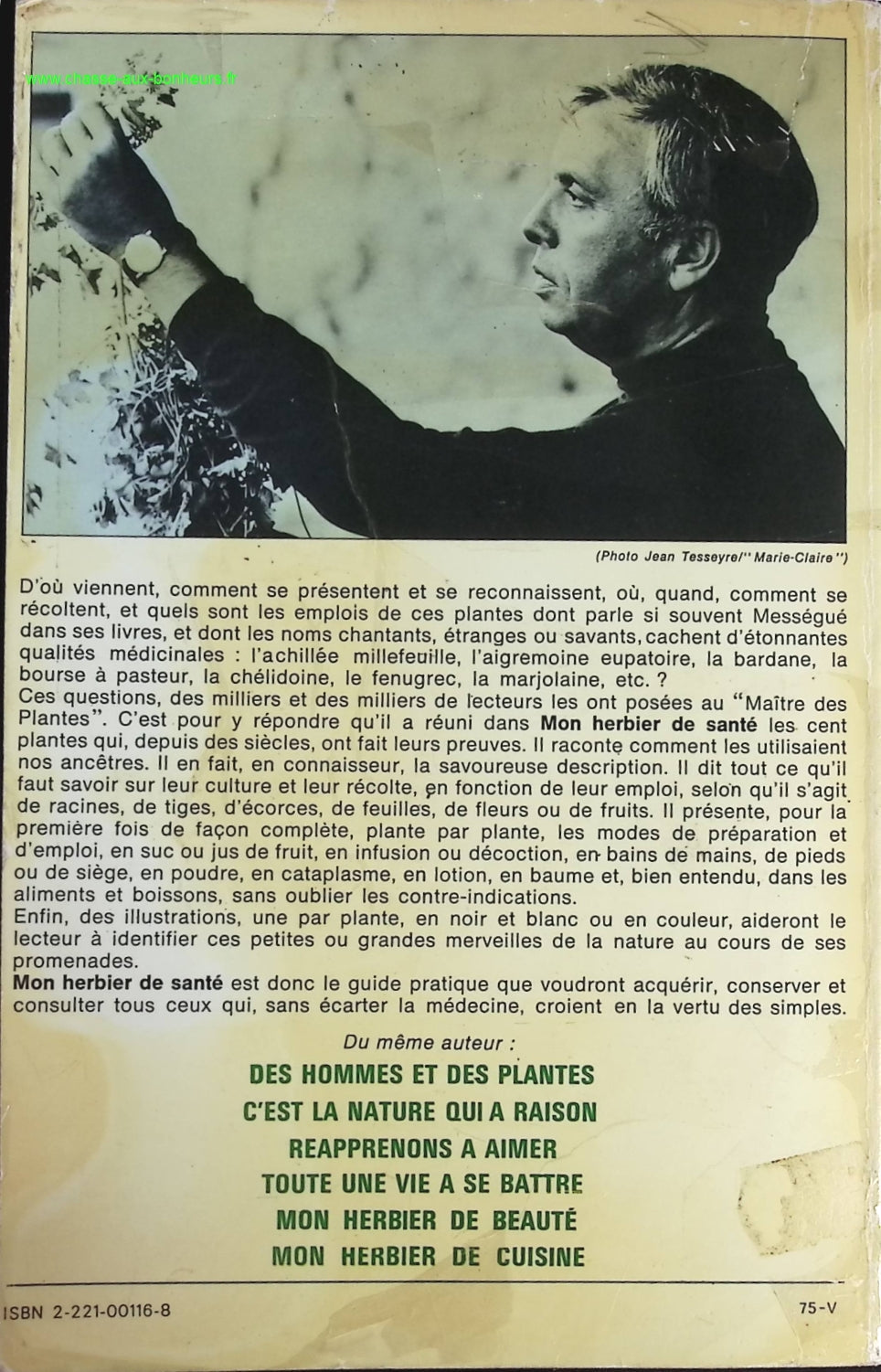 Mon herbier de santé - Maurice Mességué - livre