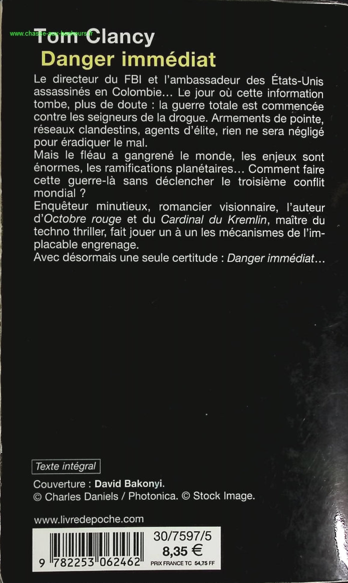 Danger immédiat - Tom Clancy - livre