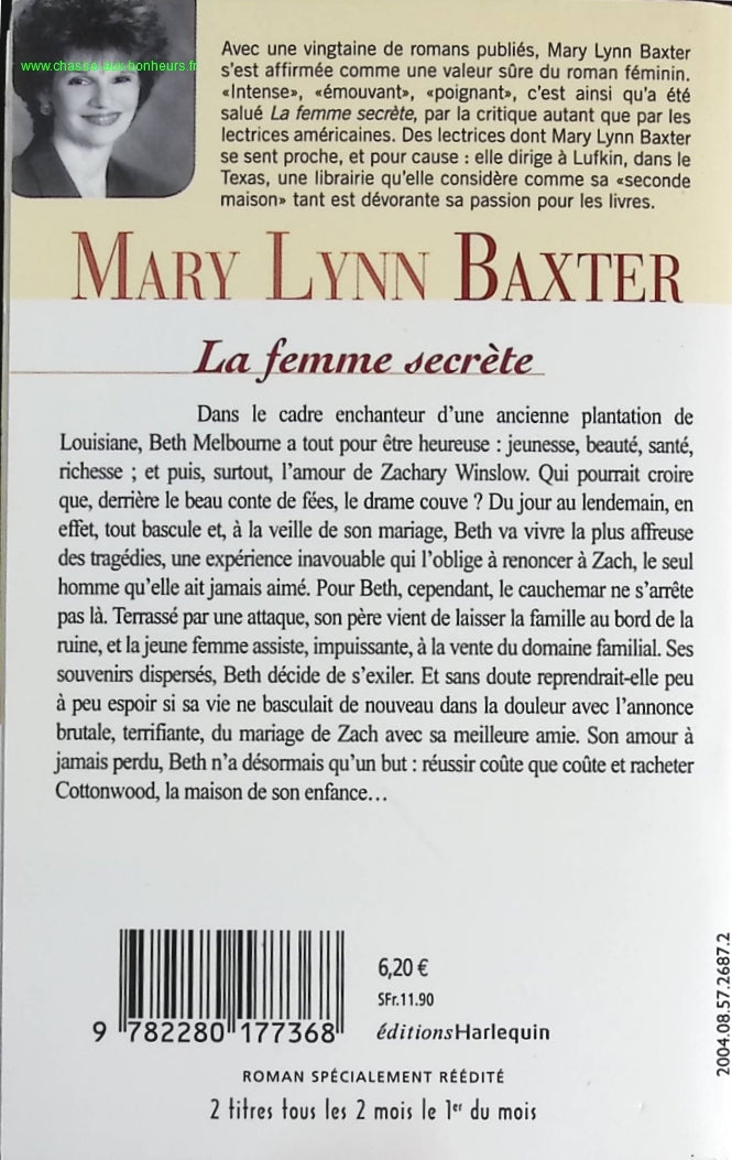 La femme secrète star 10 - Mary Lynn Baxter - livre
