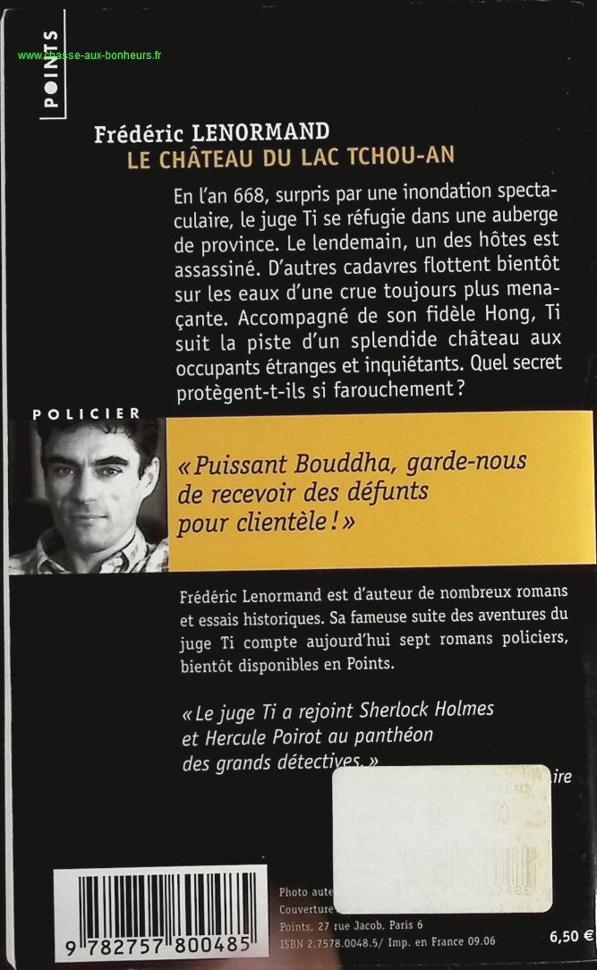 Le Château Du Lac Tchou-An - Frédéric Lenormand - livre