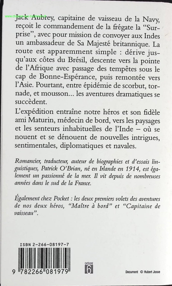 La Surprise - Patrick O'Brian - livre