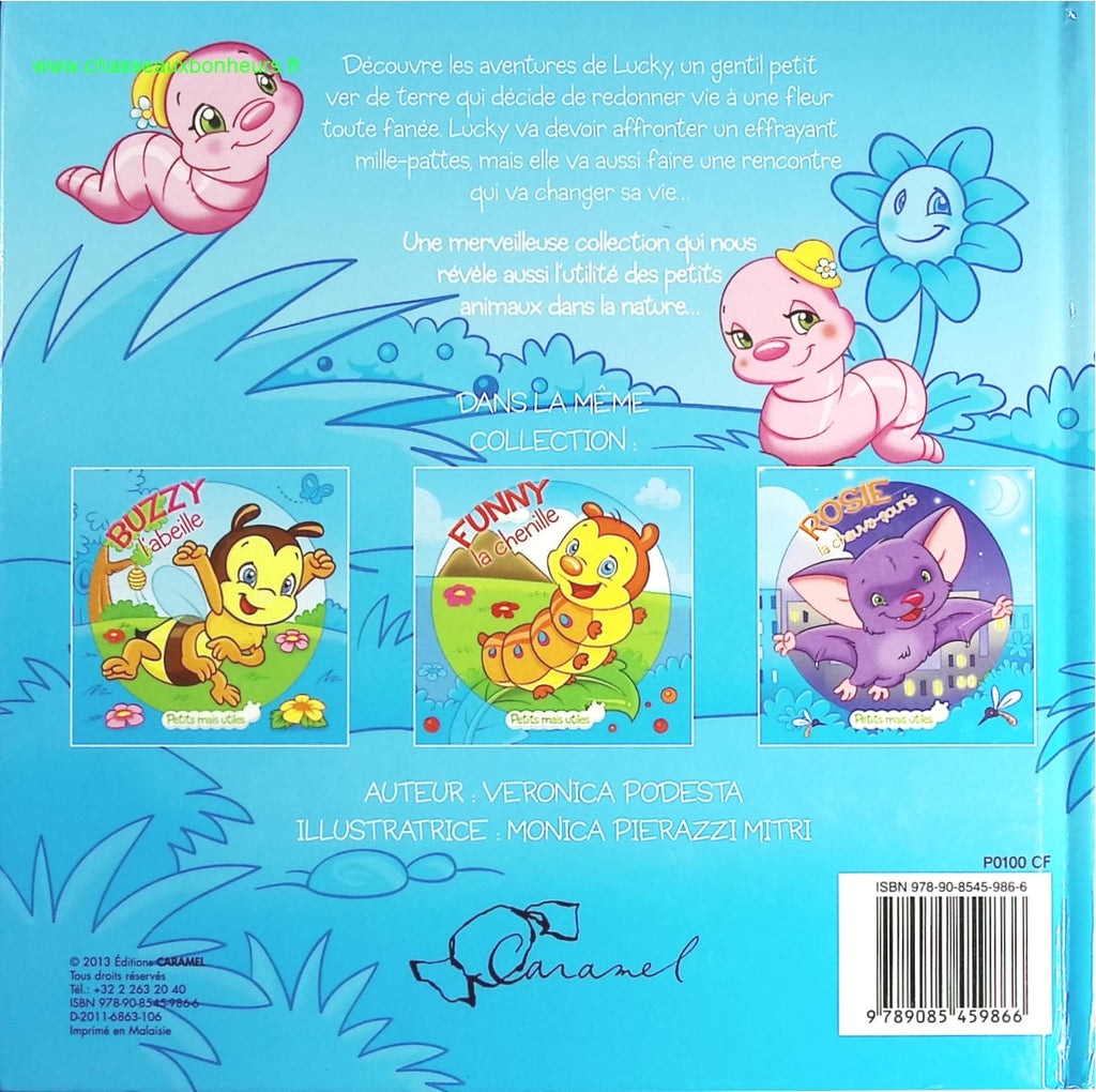 Lucky le ver de terre - Petits mais utiles - livre