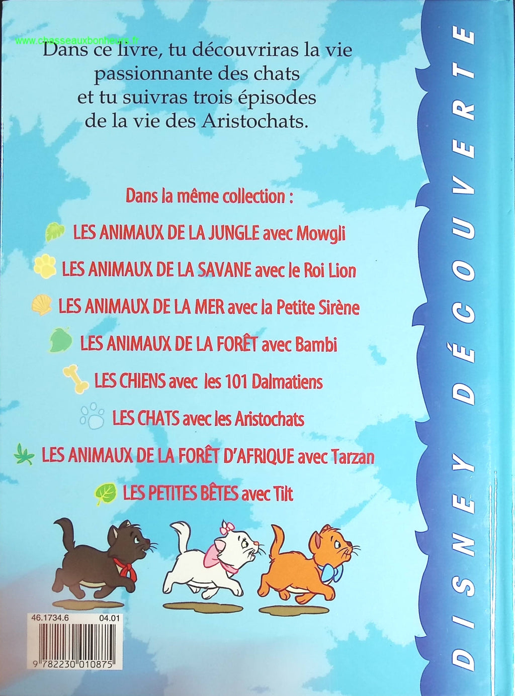 Les chats avec les aristochats - Disney - livre