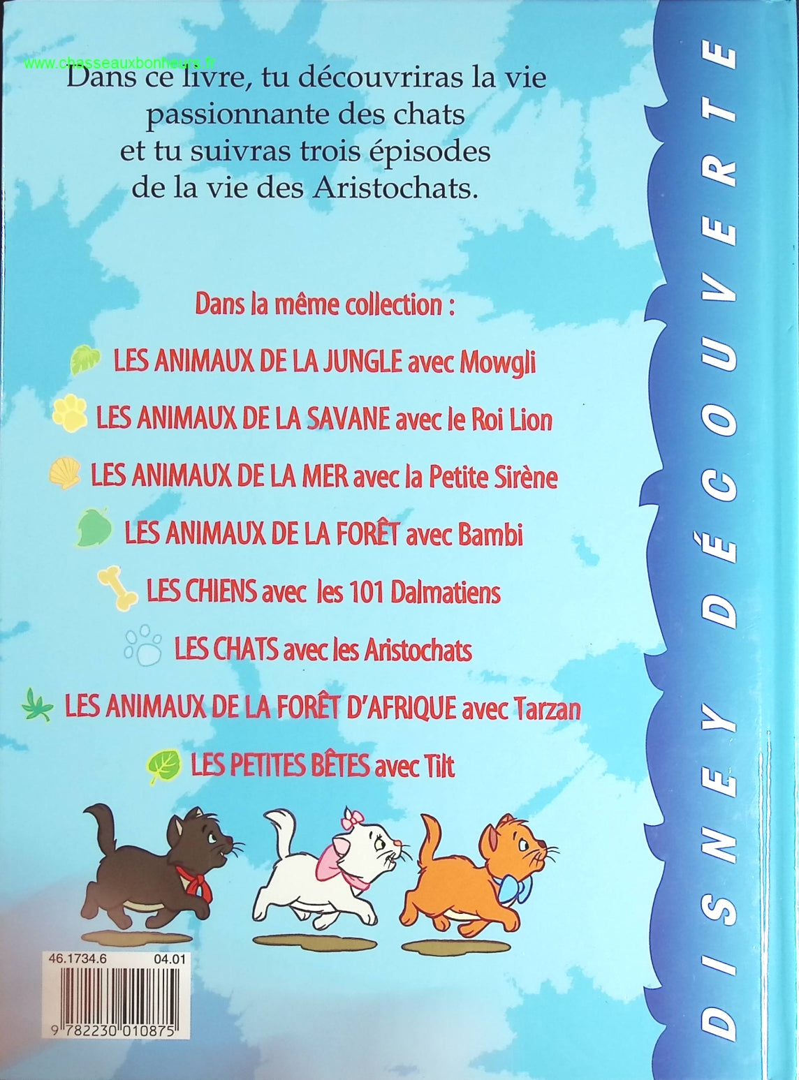 Les chats avec les aristochats - Disney - livre