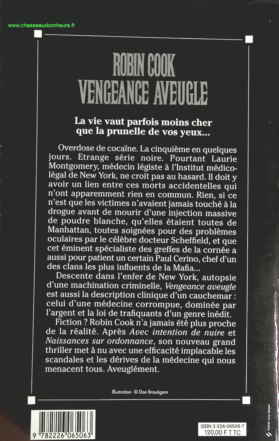 Vengeance aveugle - Robin Cook - livre