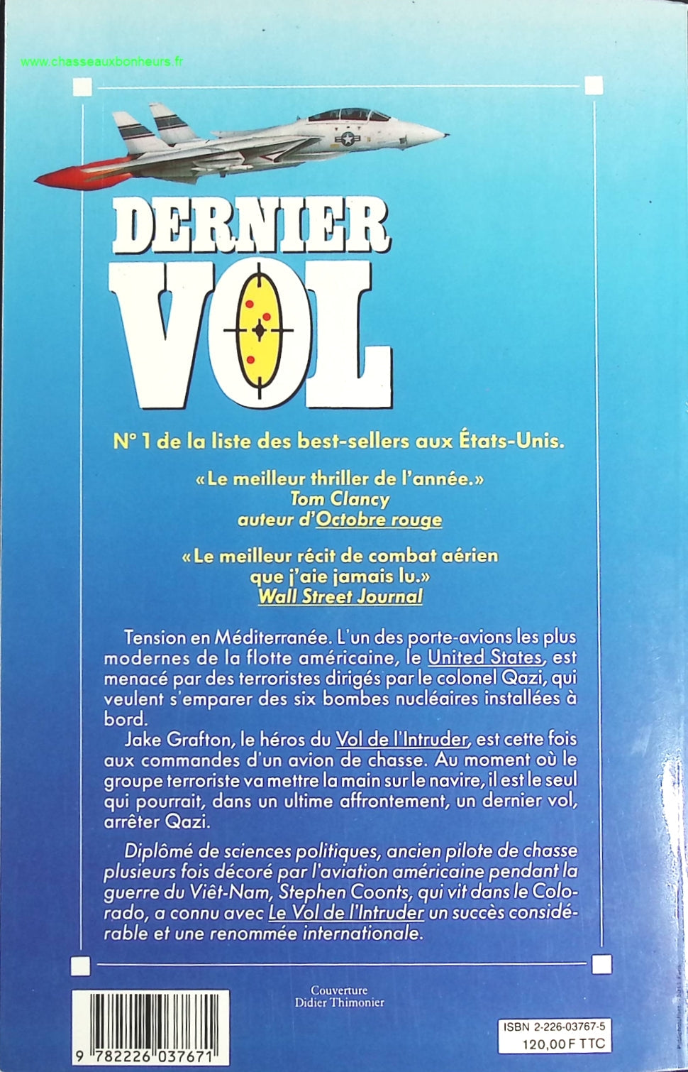 Le Dernier vol - Stephen Coonts - livre