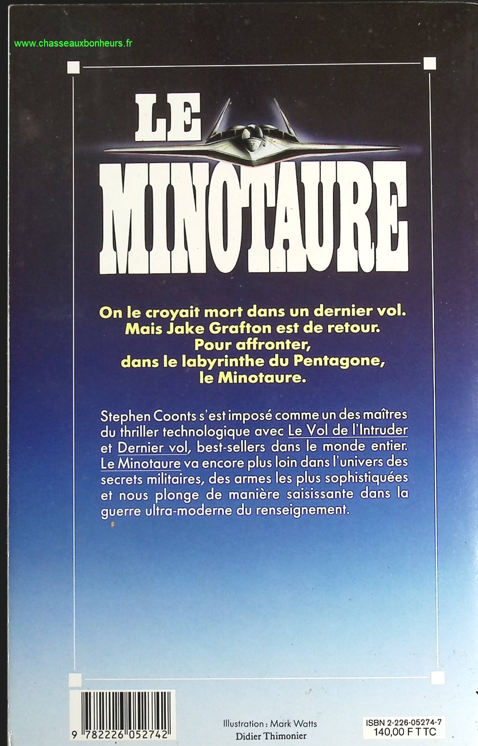 Le Minotaure - Stephen Coonts - livre