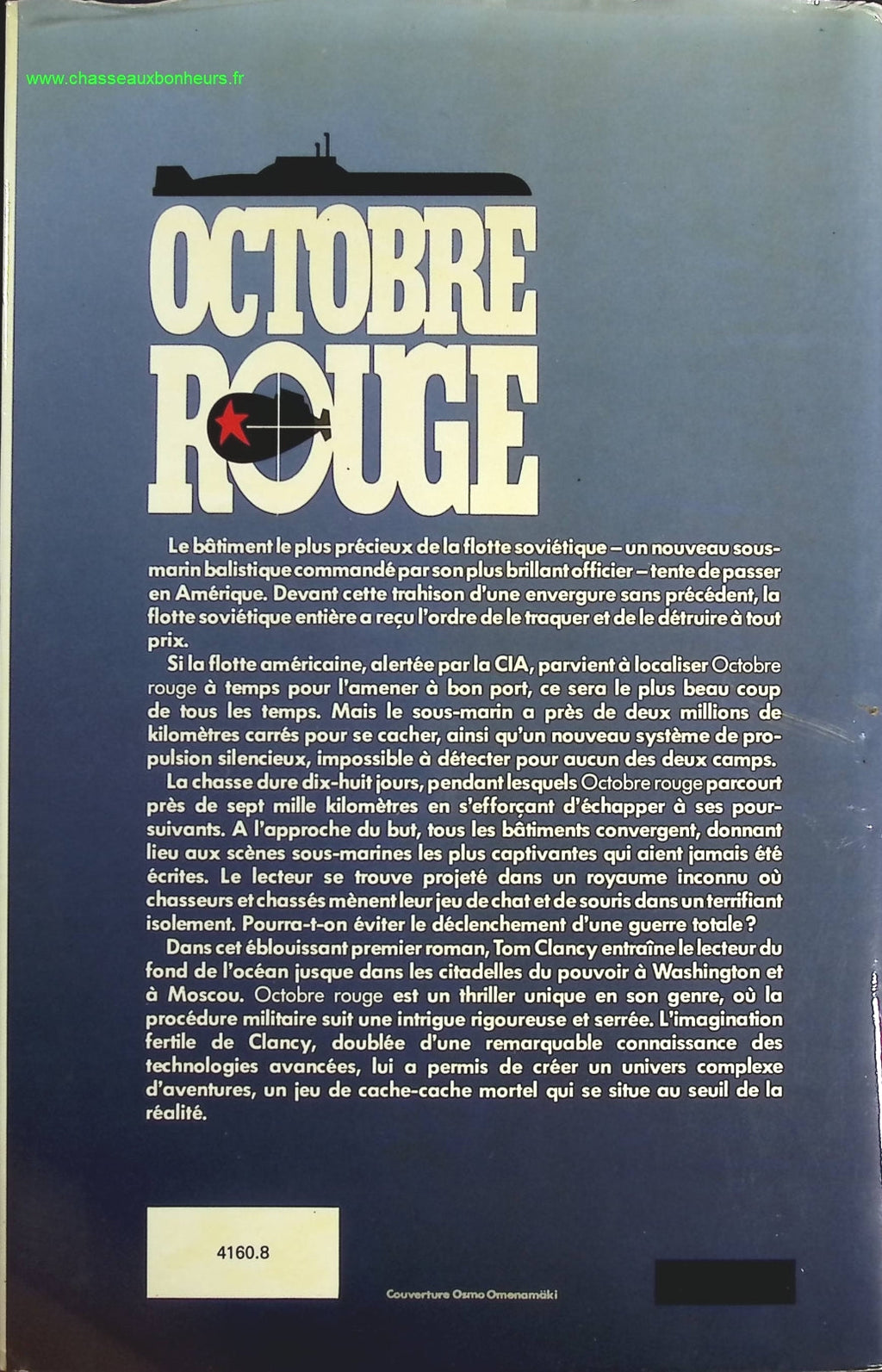 Octobre rouge - Tom Clancy - livre