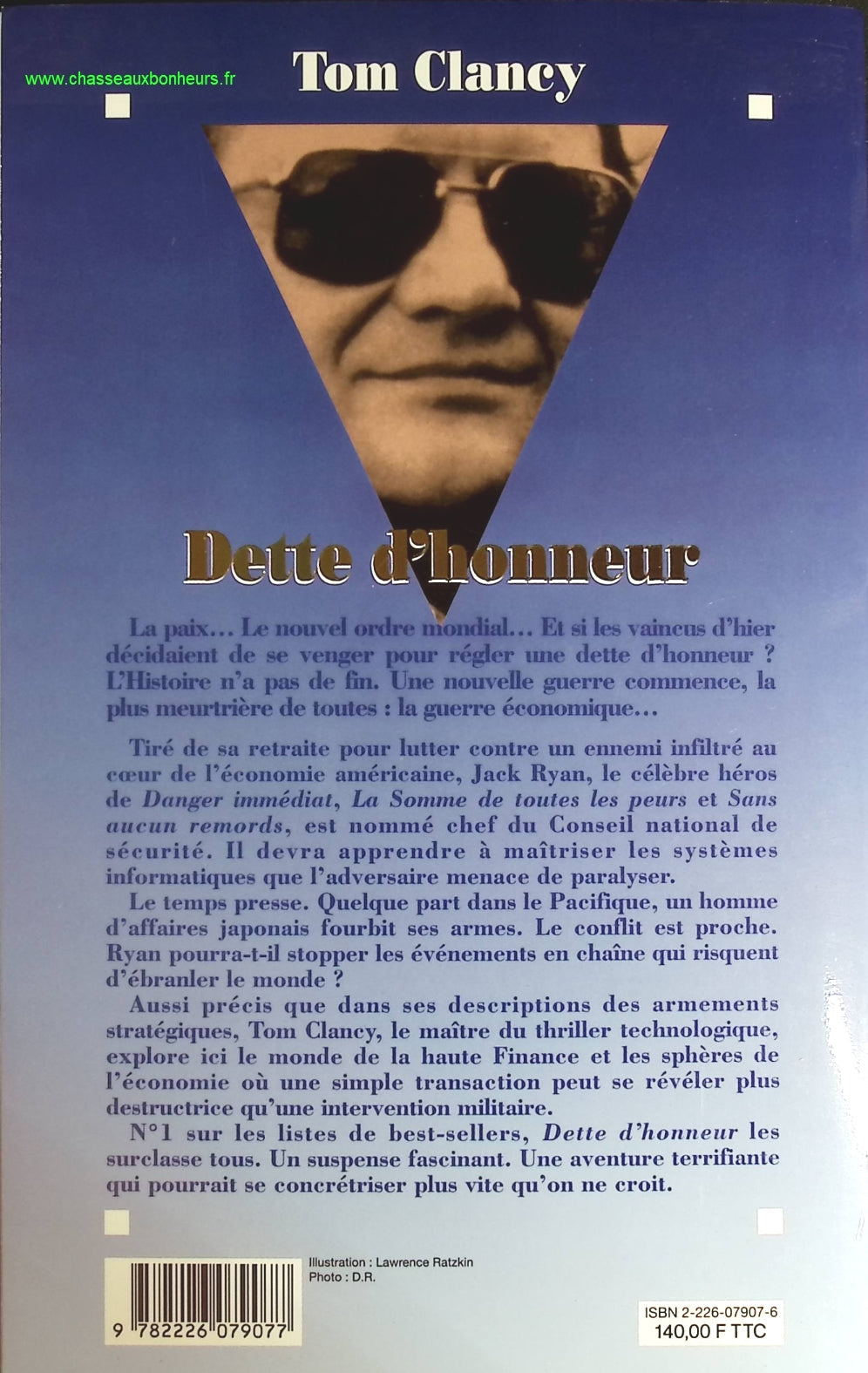 Dette d'honneur - Tome 1 - Tom Clancy - livre