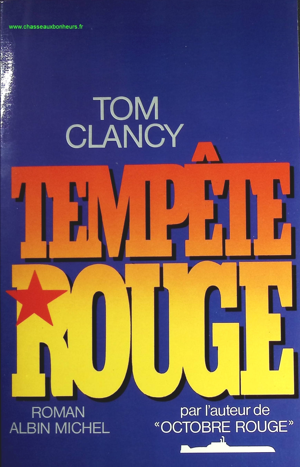 Tempête rouge - Tom Clancy - livre