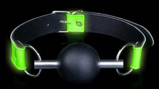 Bâillon Boule phosphorescent Glow 45mm