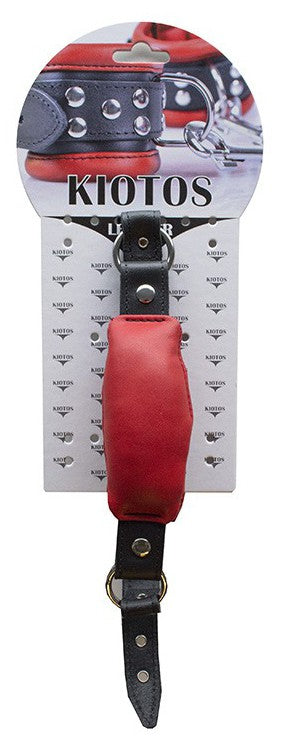 Baillon en cuir Silence Stick Rouge