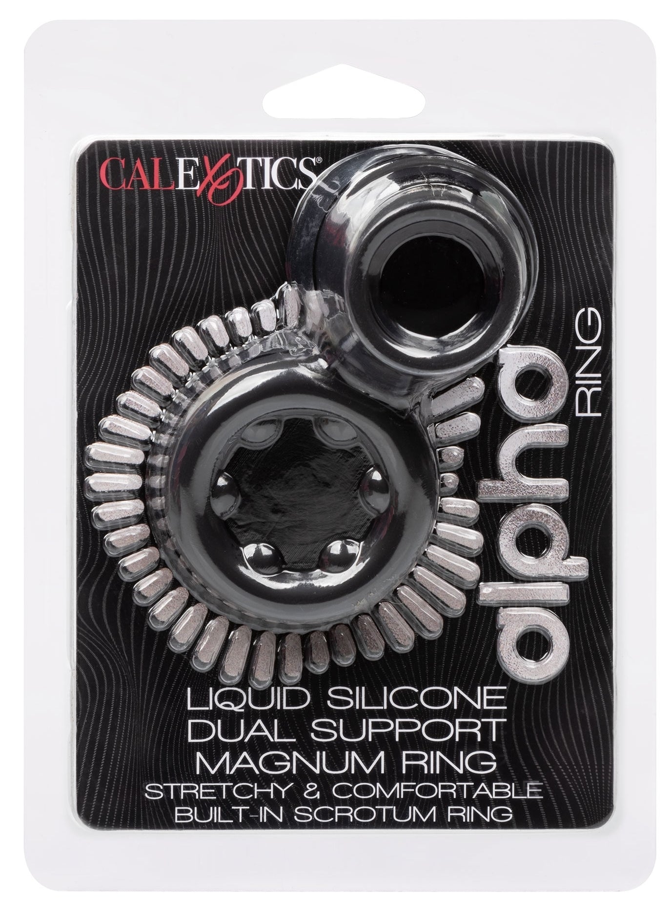 Ballstretcher Silicone Magnum Alpha Noir