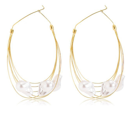 Boucles d'oreille Gold Ear 10cm