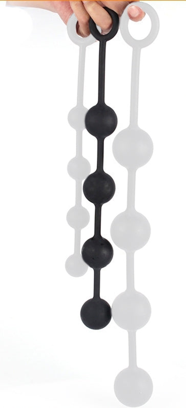Boules anales en silicone QUARTY M 35 x 4cm