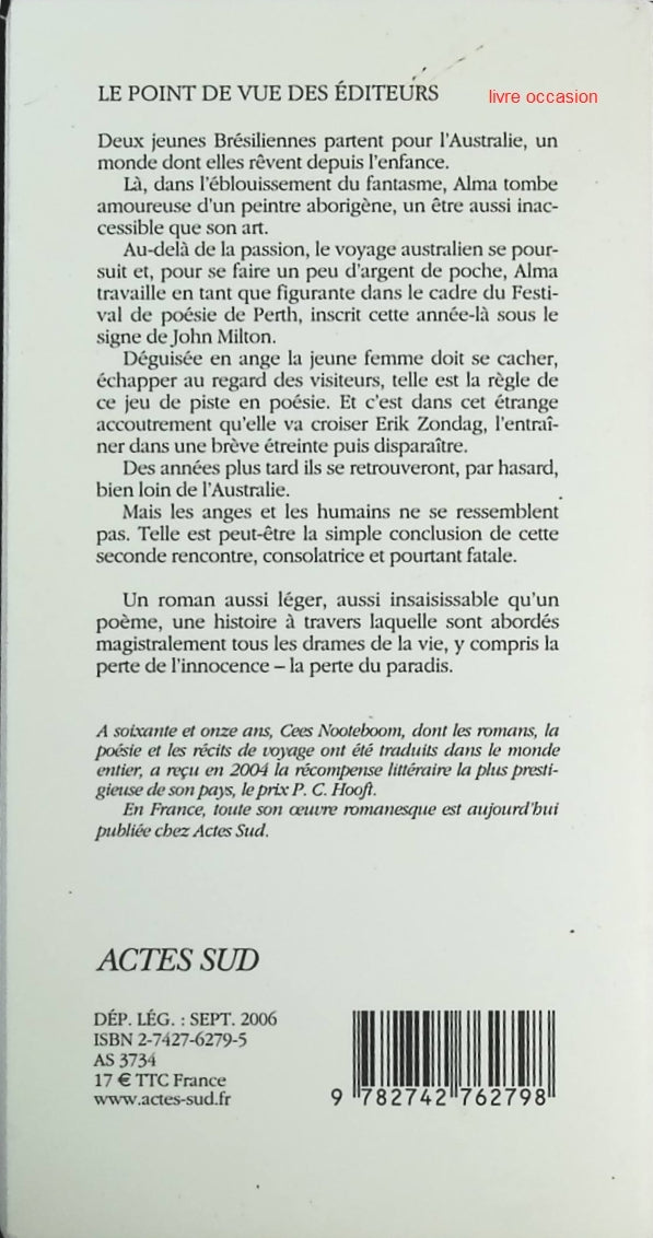 Perdu le paradis - Cees Nooteboom - Livre