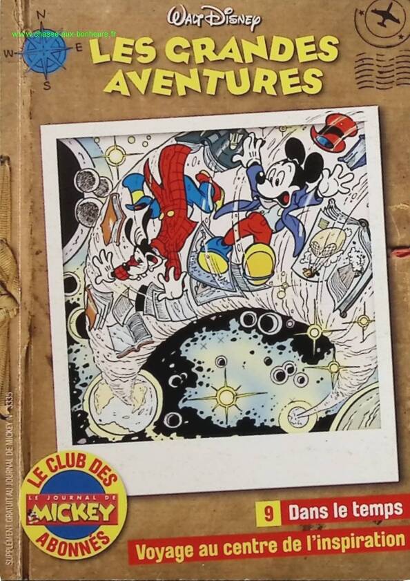 Dans le temps - Les grandes aventures Disney - livre