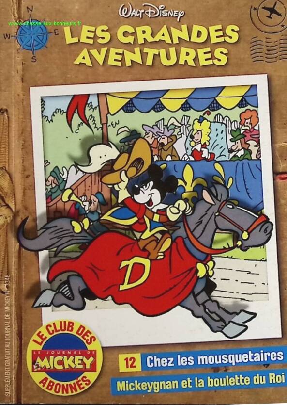 Chez les mousquetaires - Les grandes aventures Disney - livre