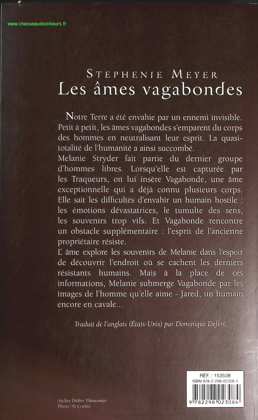 Les Ames Vagabondes - Stephenie Meyer - livre