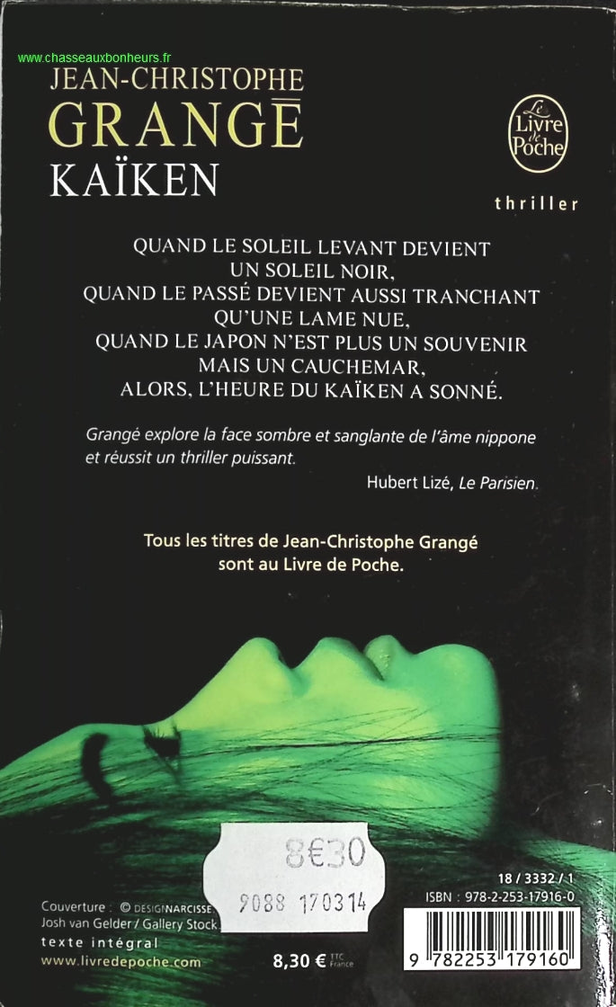 Kaiken - Jean-Christophe Grangé - livre