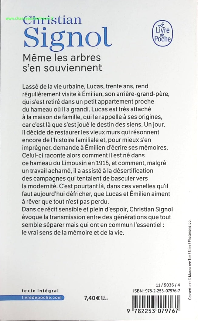 Même les arbres s'en souviennent - Christian Signol - livre