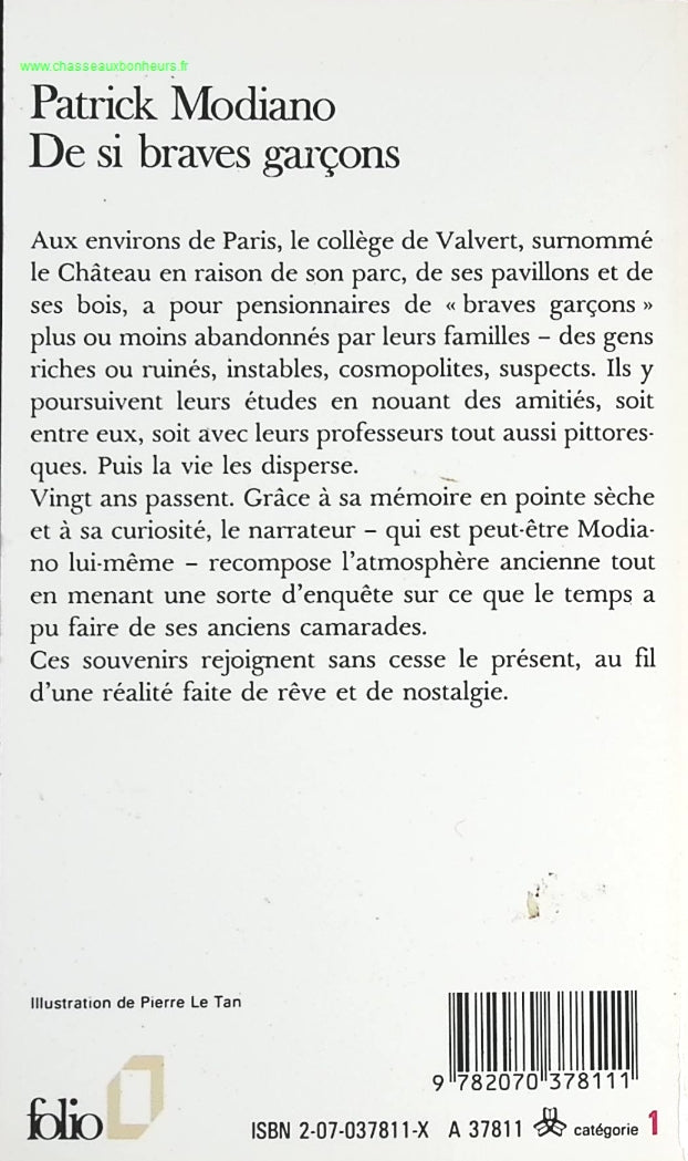 De si braves garçons - Patrick Modiano - livre
