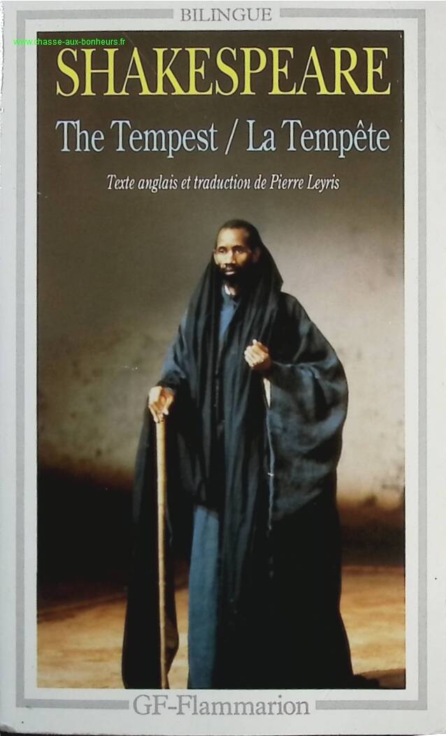 La Tempête - William Shakespeare - livre bilingue Anglais