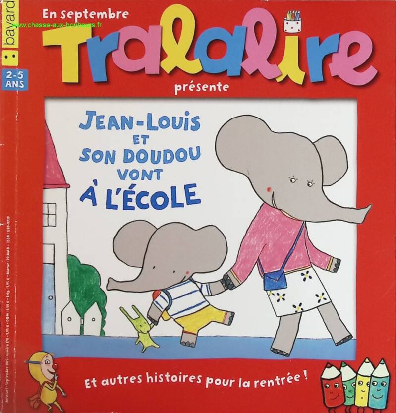 Jean Louis son Doudou vont à l'école - Tralalire - livre
