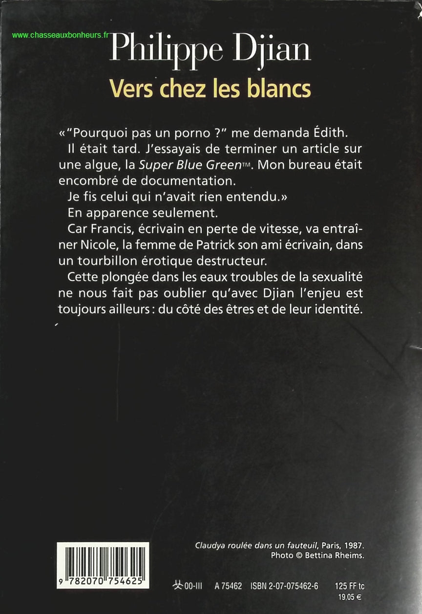 Vers chez les blancs - Philippe Djian - livre