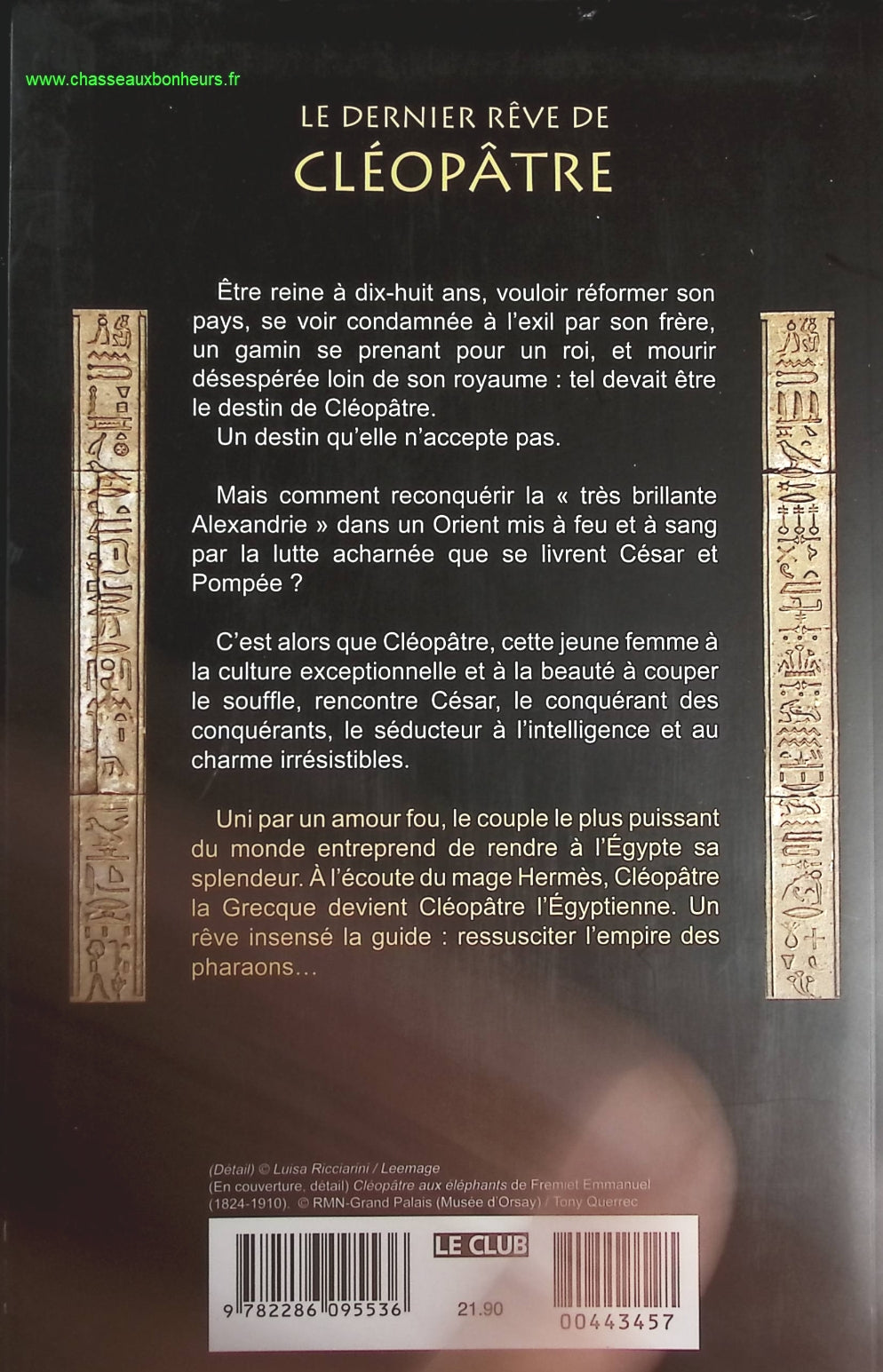 Le dernier rêve de Cléopâtre - Christian Jacq - livre