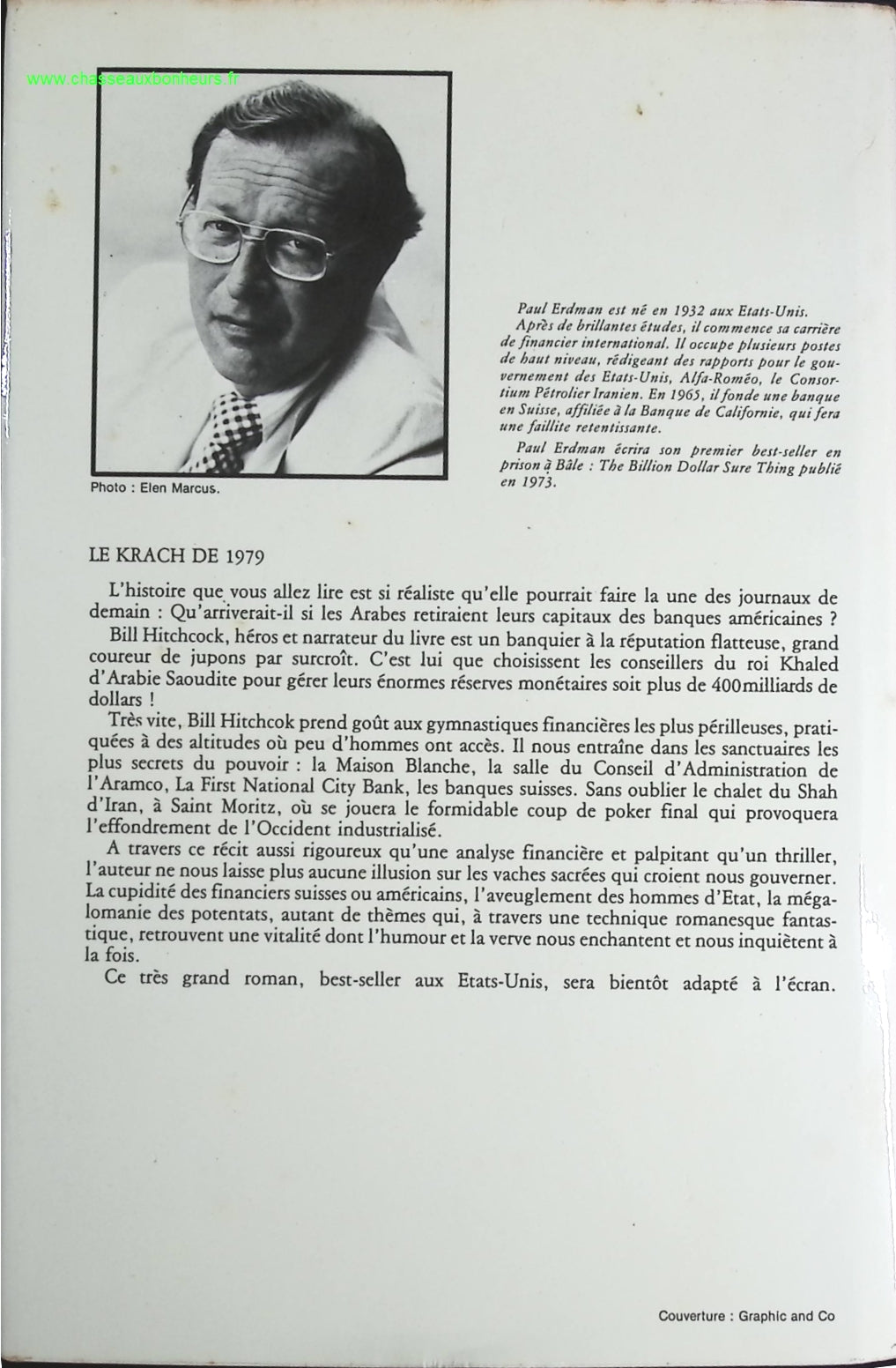 Le Krach De 1979 - Paul Erdman - livre