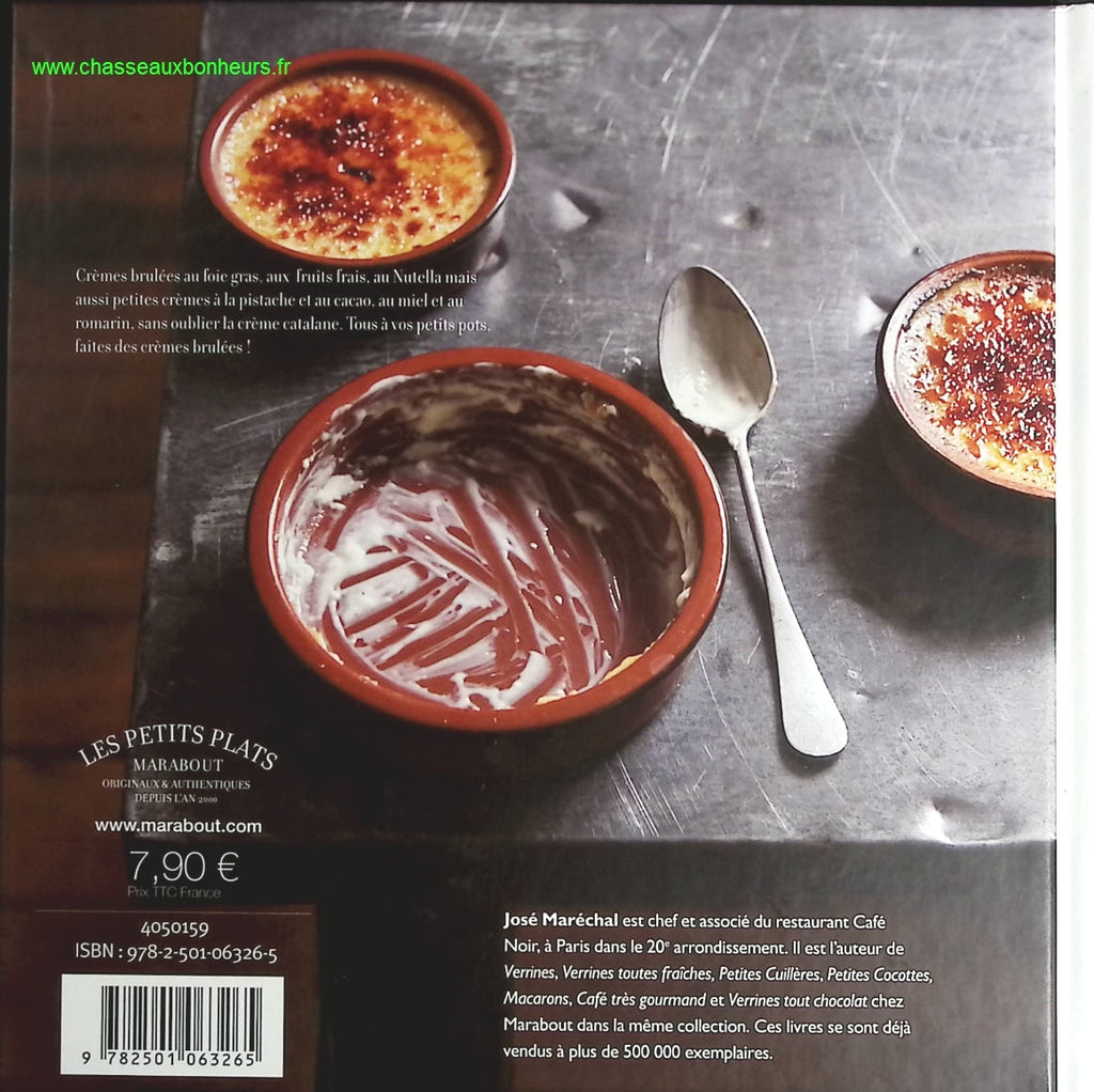 Crèmes brûlées - José Maréchal - livre