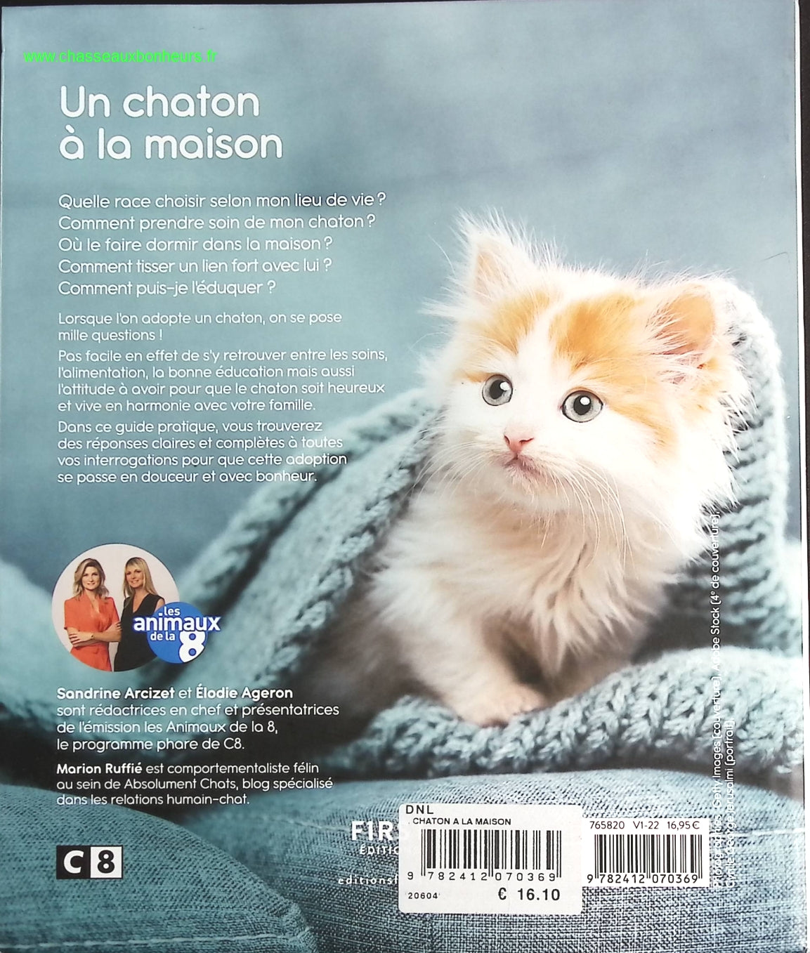 Un chaton à la maison - Sandrine Arcizet - livre