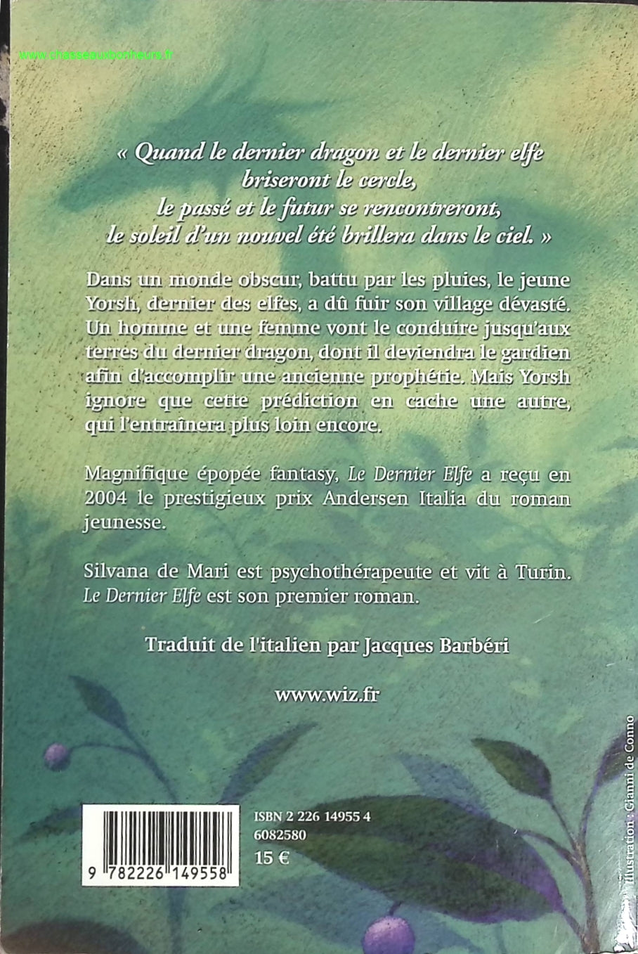 Le Dernier Elfe - Silvana De Mari - livre