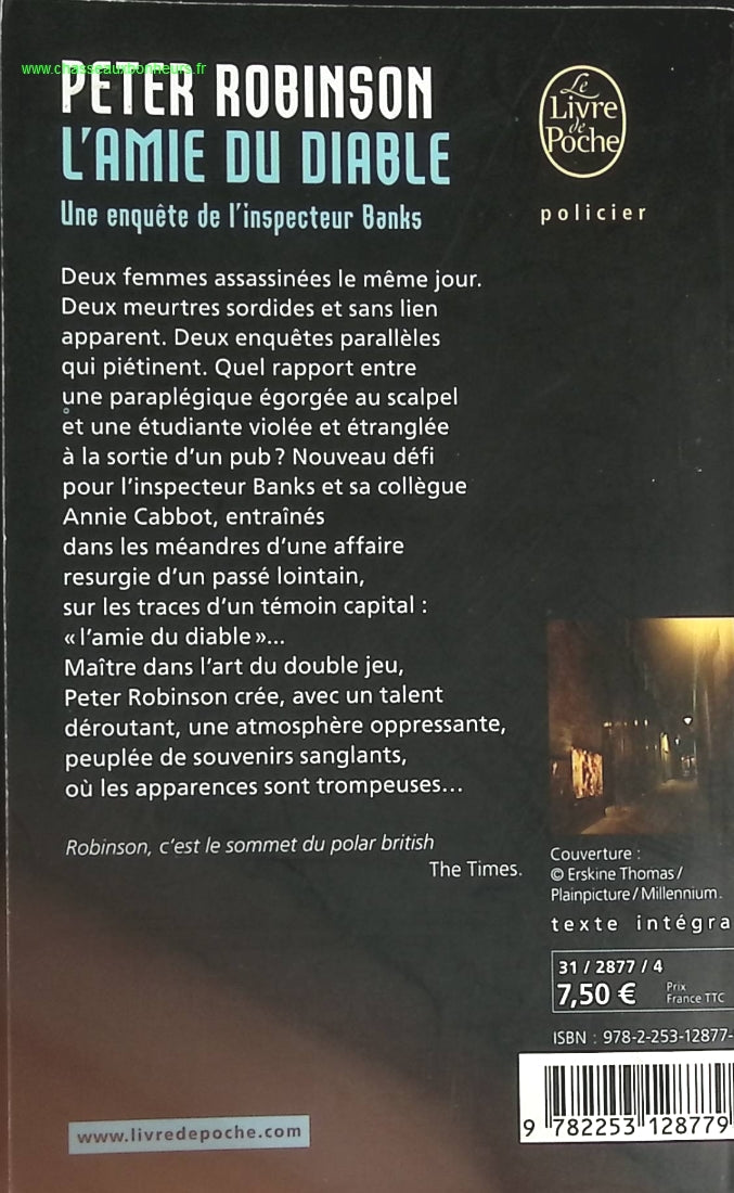 L'Amie du diable - Peter Robinson - livre