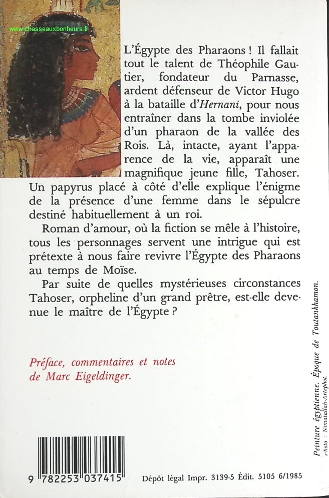 Le Roman de la momie - Théophile Gautier - livre